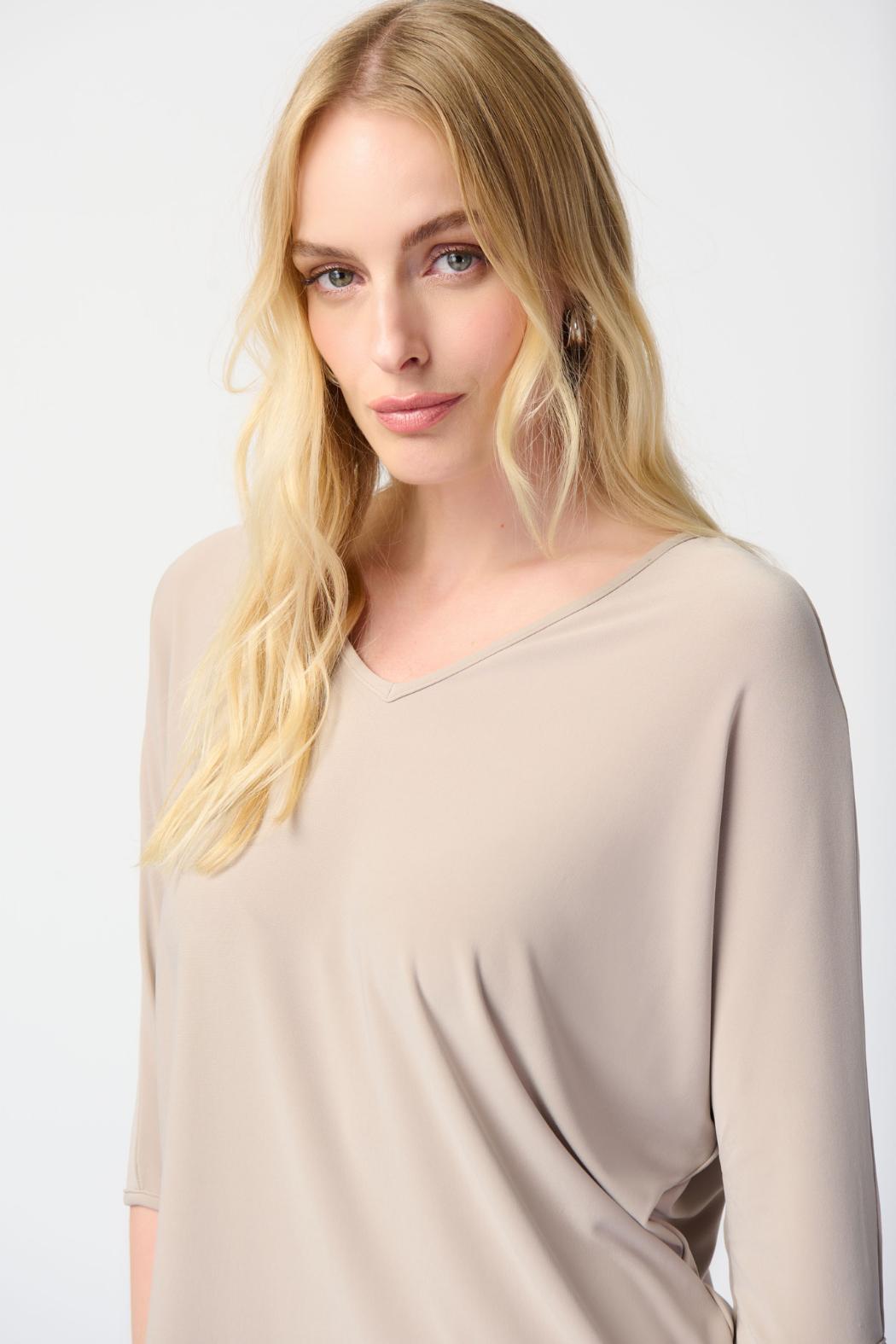 Silky Knit Reversible Boxy Top Product Image