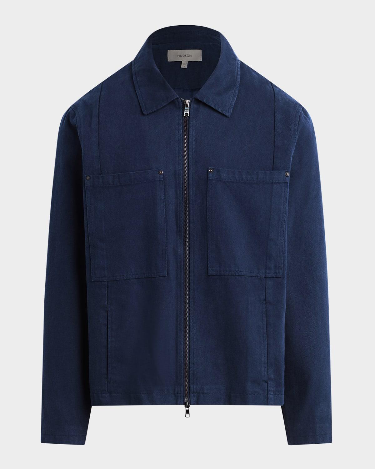 Mens Twill Zip Overshirt Product Image