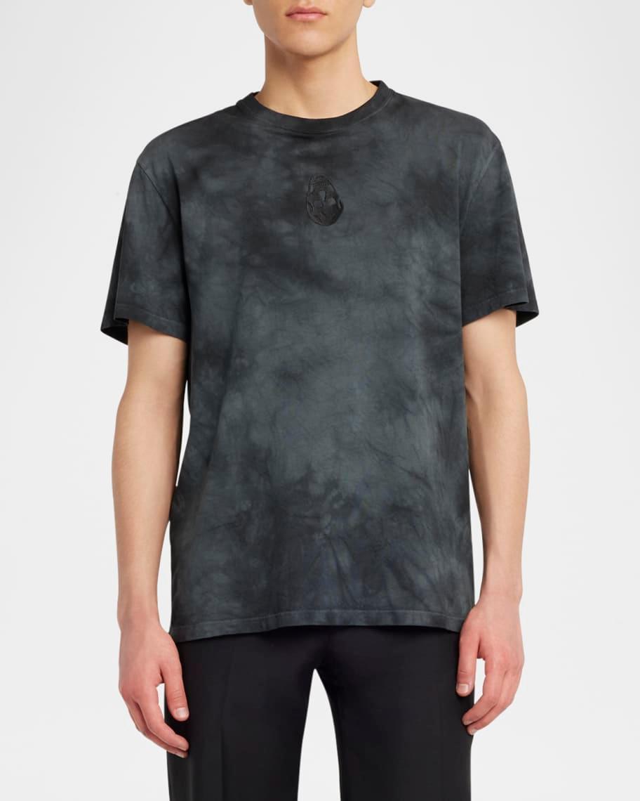 Mens Uneven Tie-Dye T-Shirt Product Image