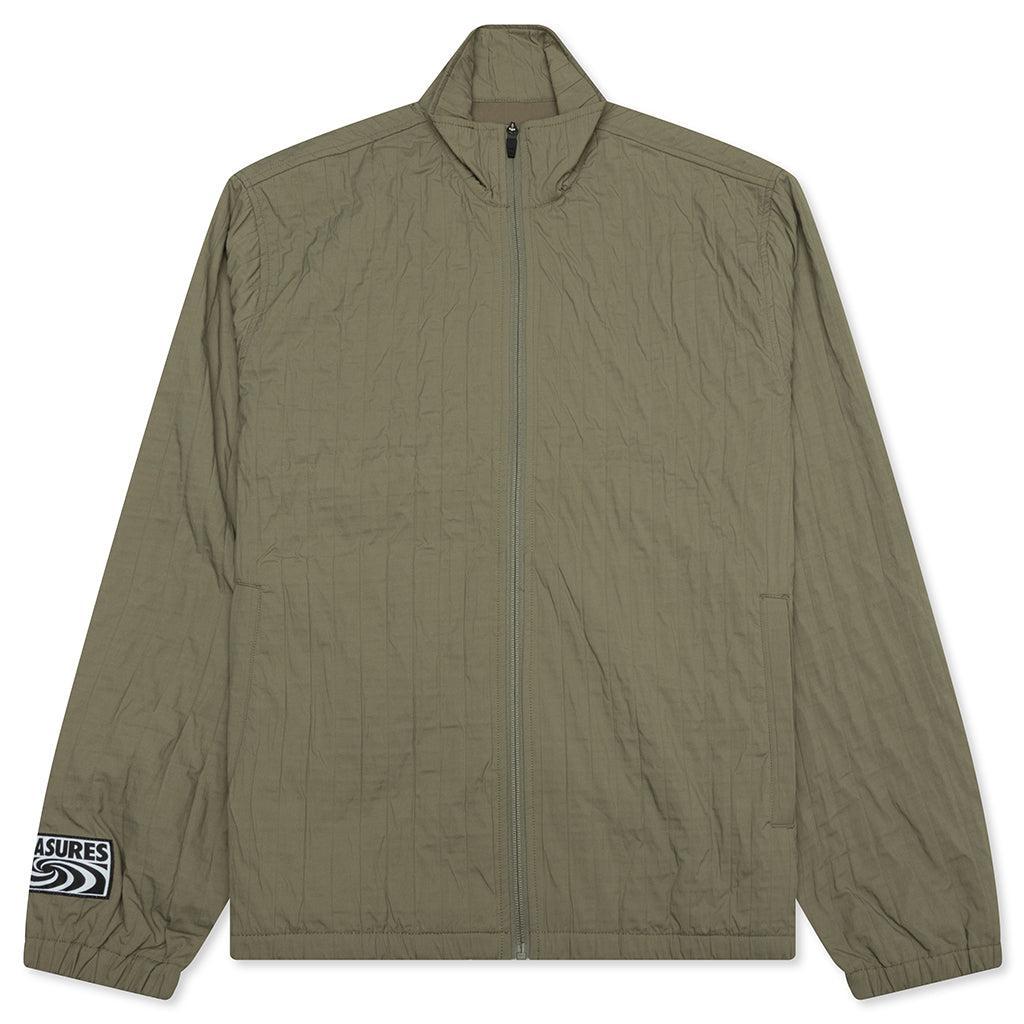 Rescue Pleated Track Jacket - Olive Male Product Image