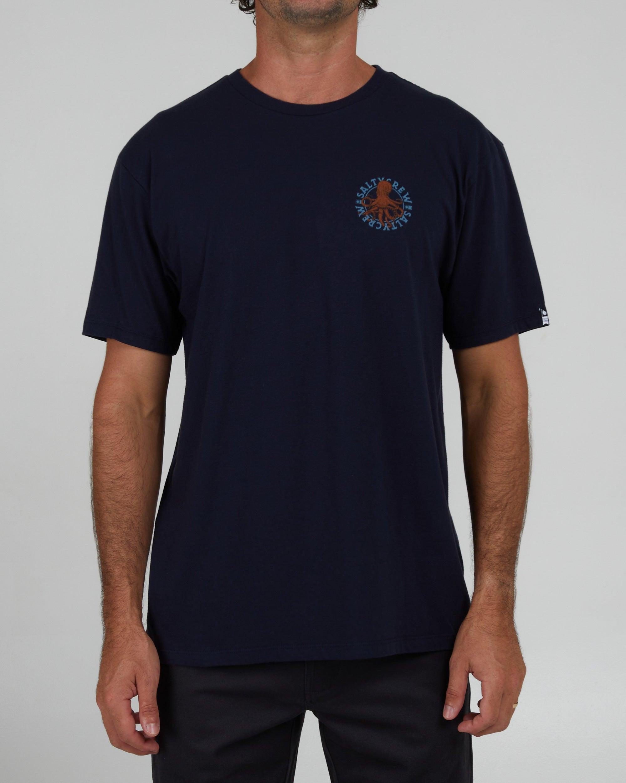 Tentacles Premium Tee - Navy Male Product Image