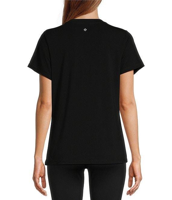 Antonio Melani Active Jet Lag Short Sleeve Relaxed Fit Top Product Image