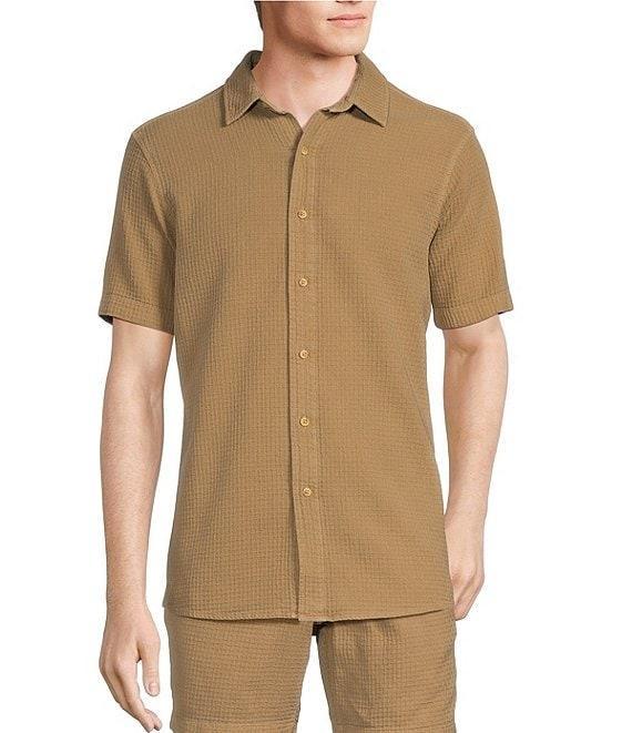 Rowm's Tourister Short Sleeve Solid Waffle Shirt Product Image