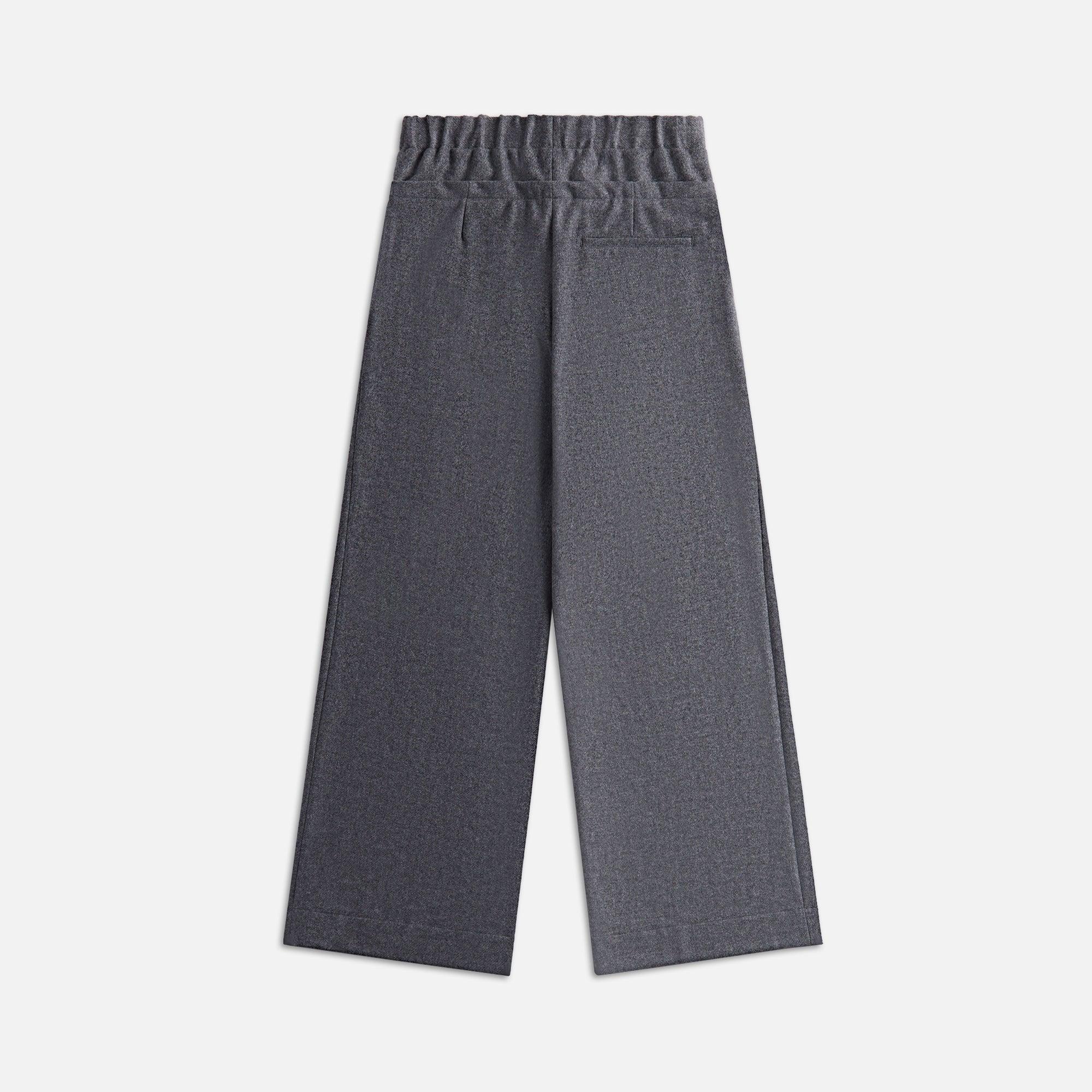 JW Anderson Double Waist Trousers - Charcoal Female Product Image