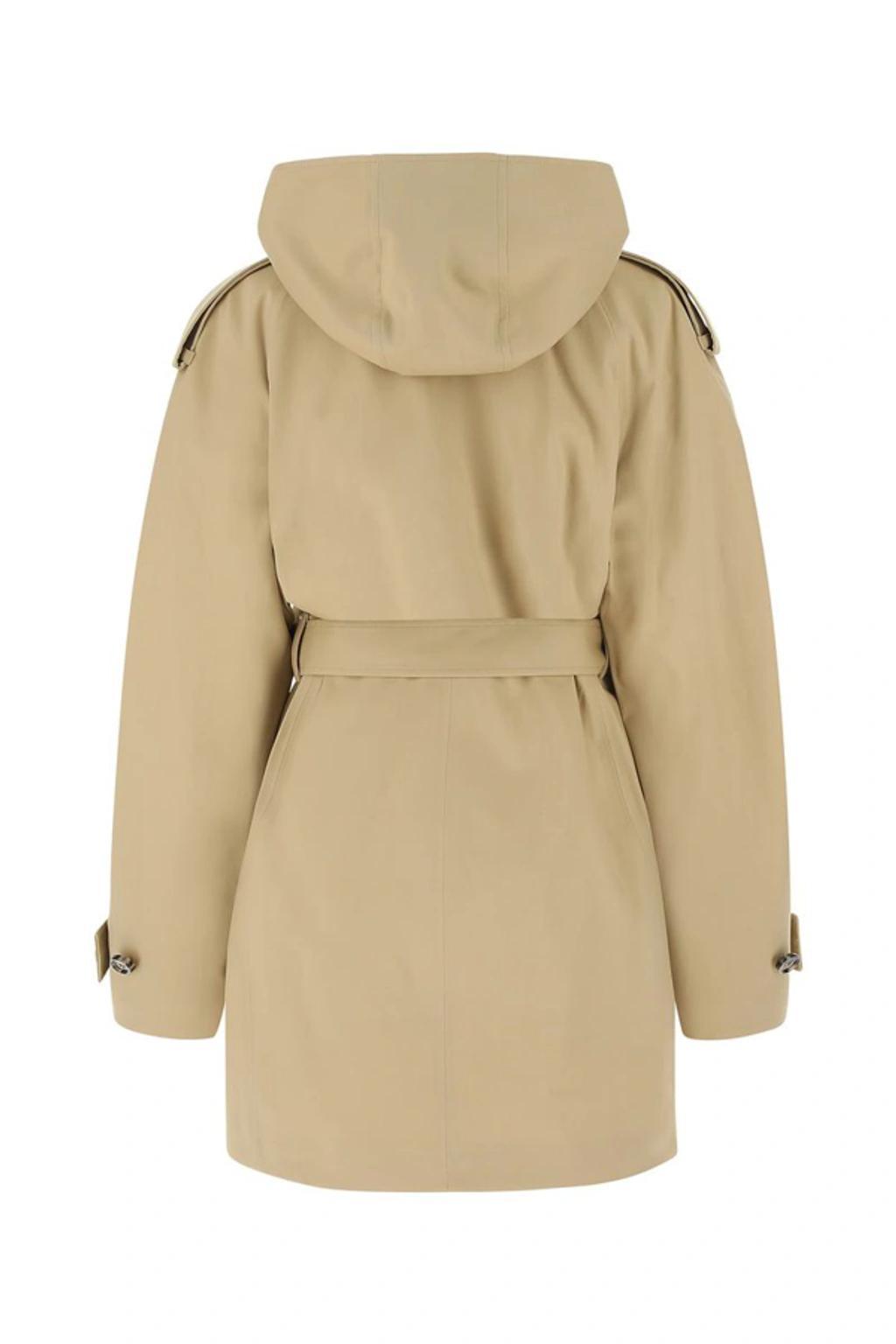 BOTTEGA VENETA Belted Long In Brown Product Image