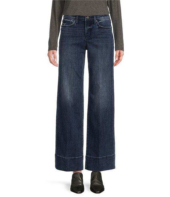 NYDJ Teresa Wide Leg Deep Hemline Lift Tuck® Ankle Jeans Product Image