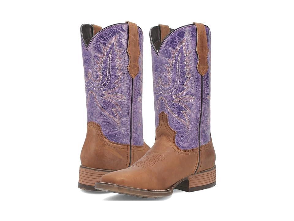 Laredo Mara Women's Leather Cowboy Boots, Size: 8, Purple Product Image