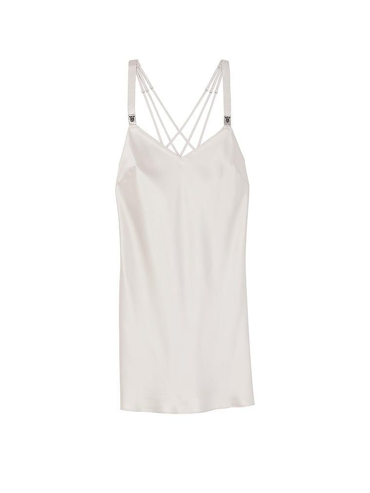 Scattered Shine Strap Satin Strappy-Back Slip Product Image