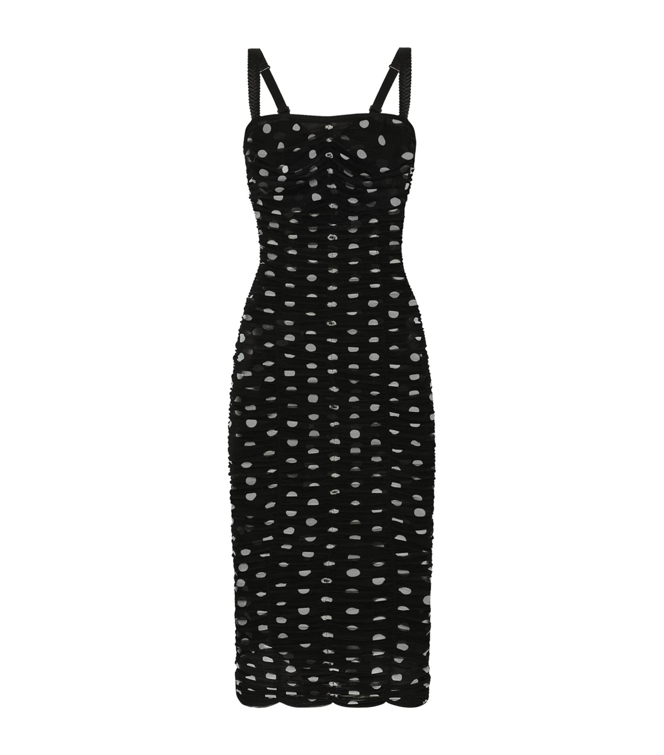 DOLCE & GABBANA Women Abito Mambo Italiano In Black Product Image