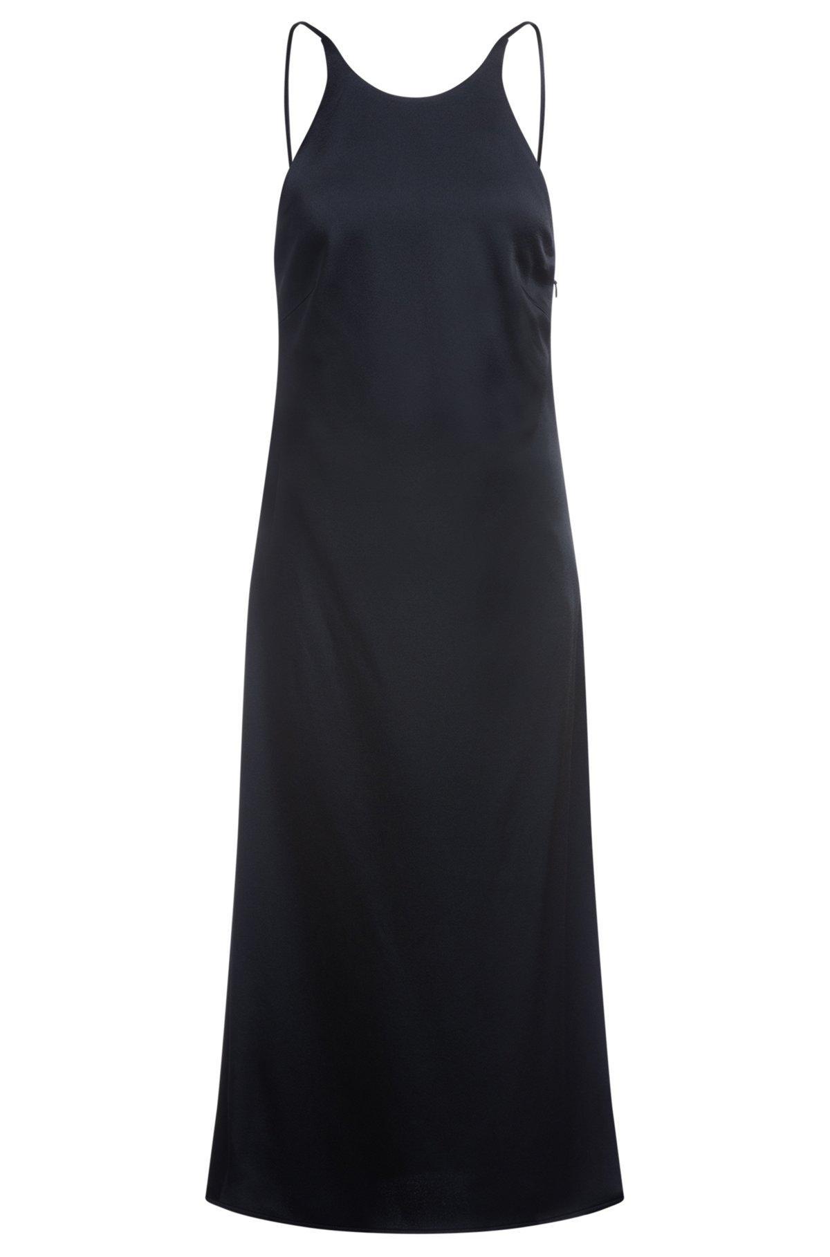 Twill dress with high neckline Product Image