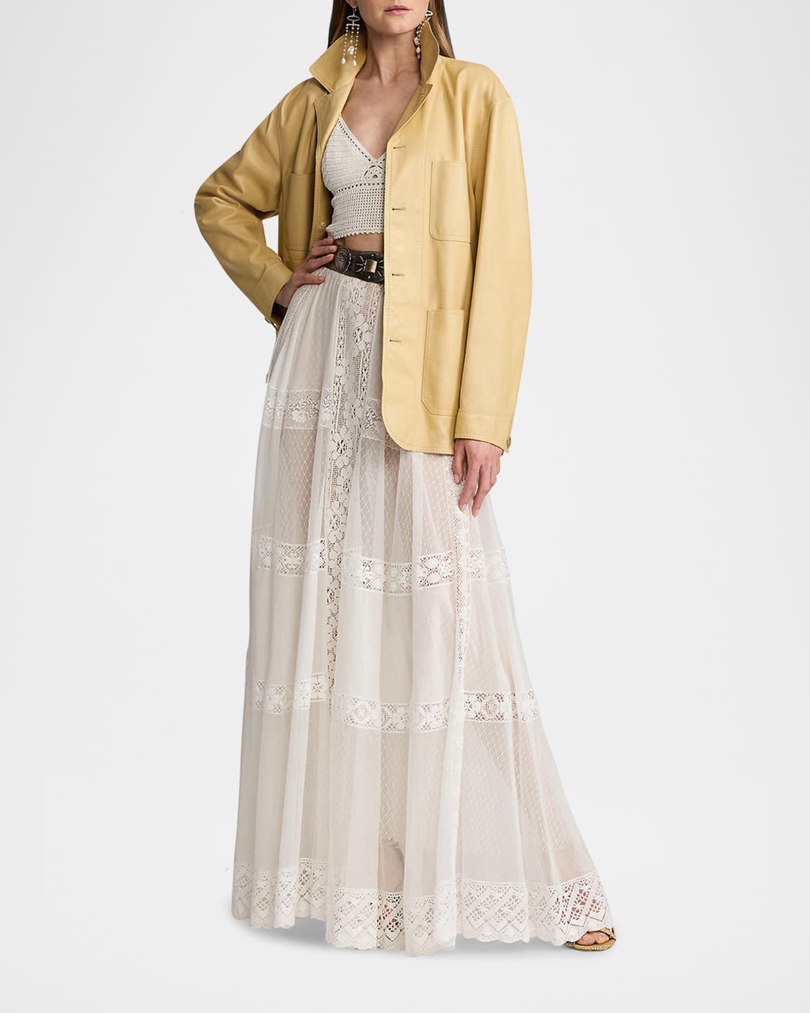 Malti Embroidered Voile Maxi Skirt Product Image