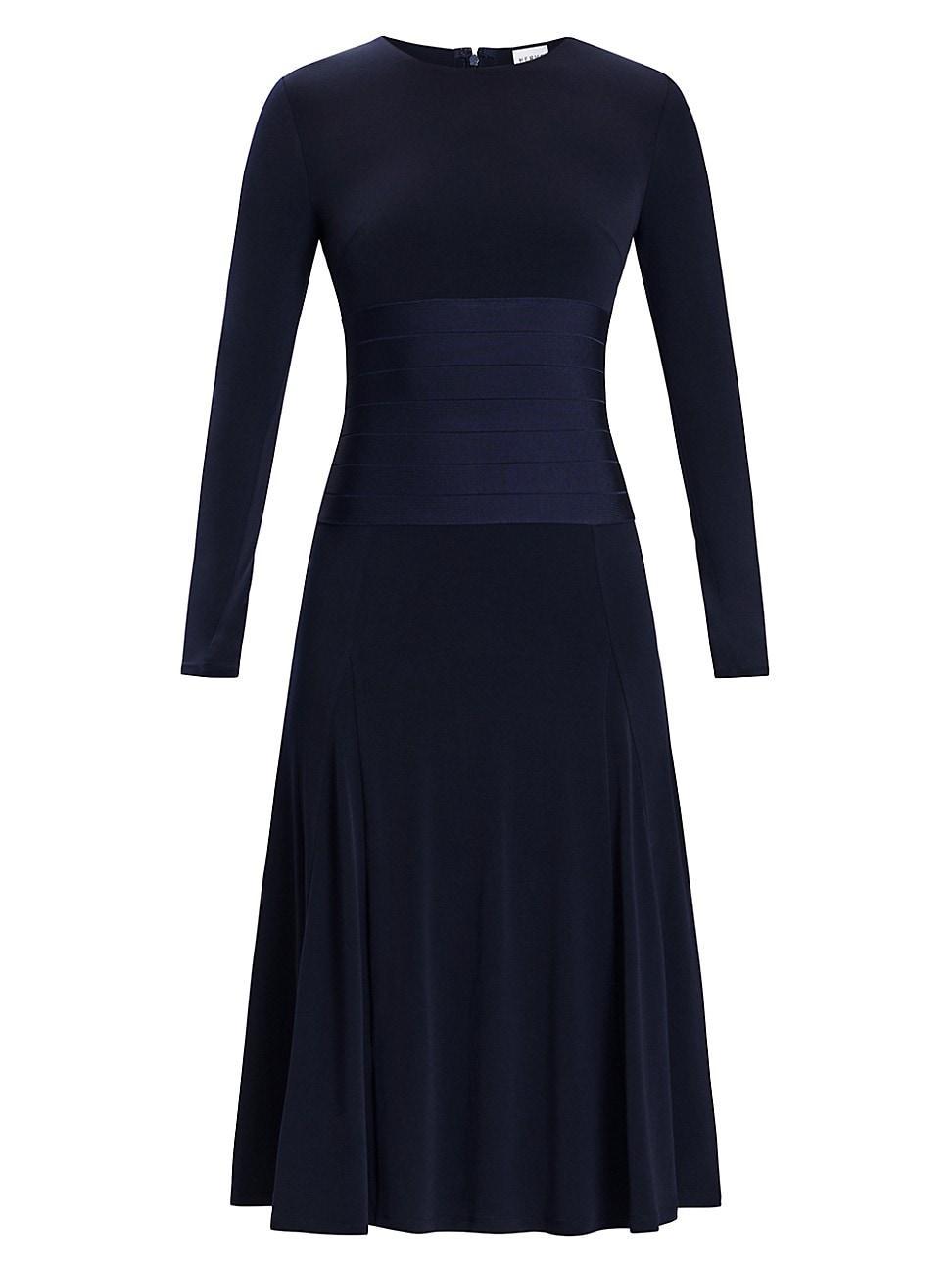 Herve Leger The Grace Long Sleeve Midi Dress Product Image