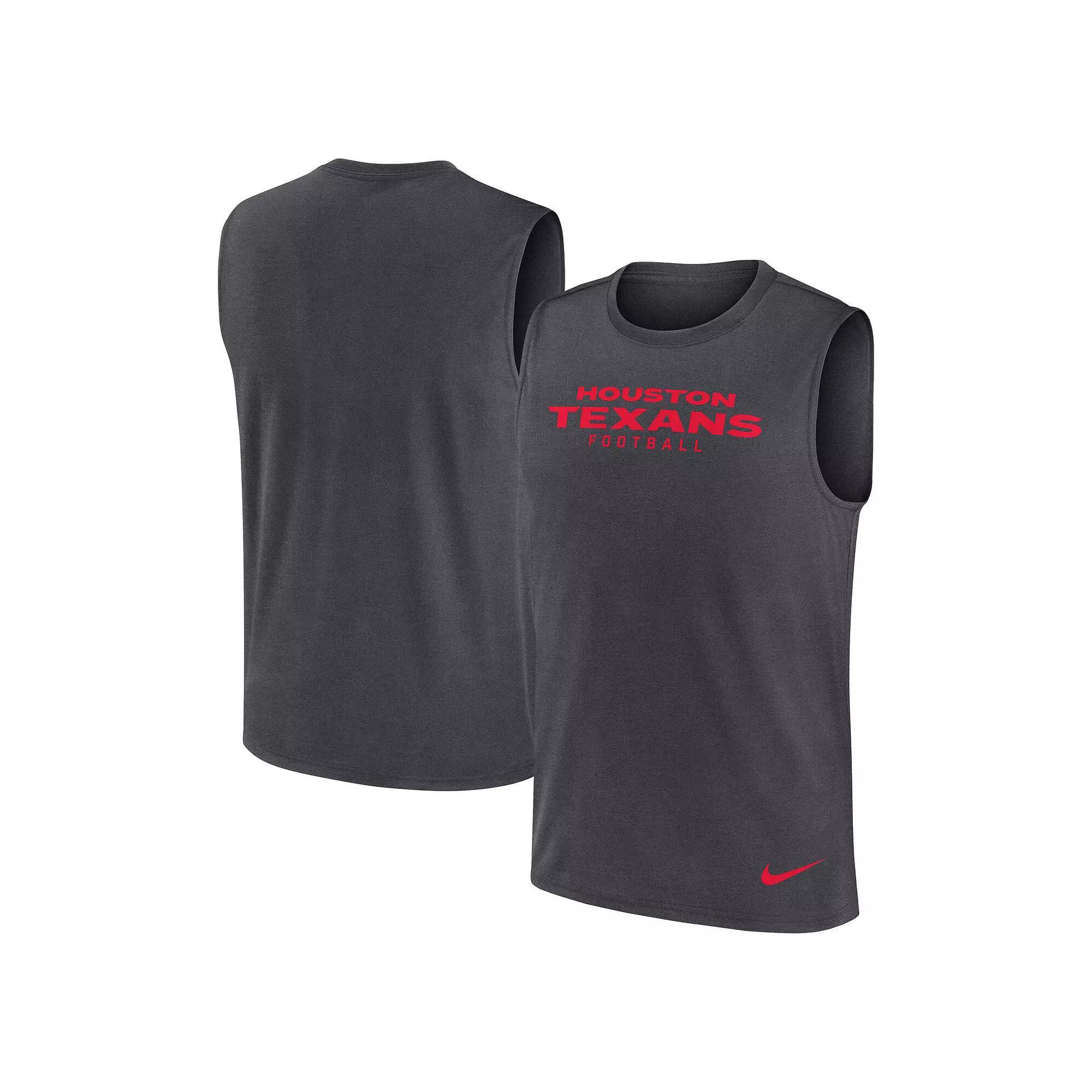 Men's Nike Gray Detroit Lions Primetime Legend Performance Muscle Tank Top, Size: 2XL, Grey Product Image