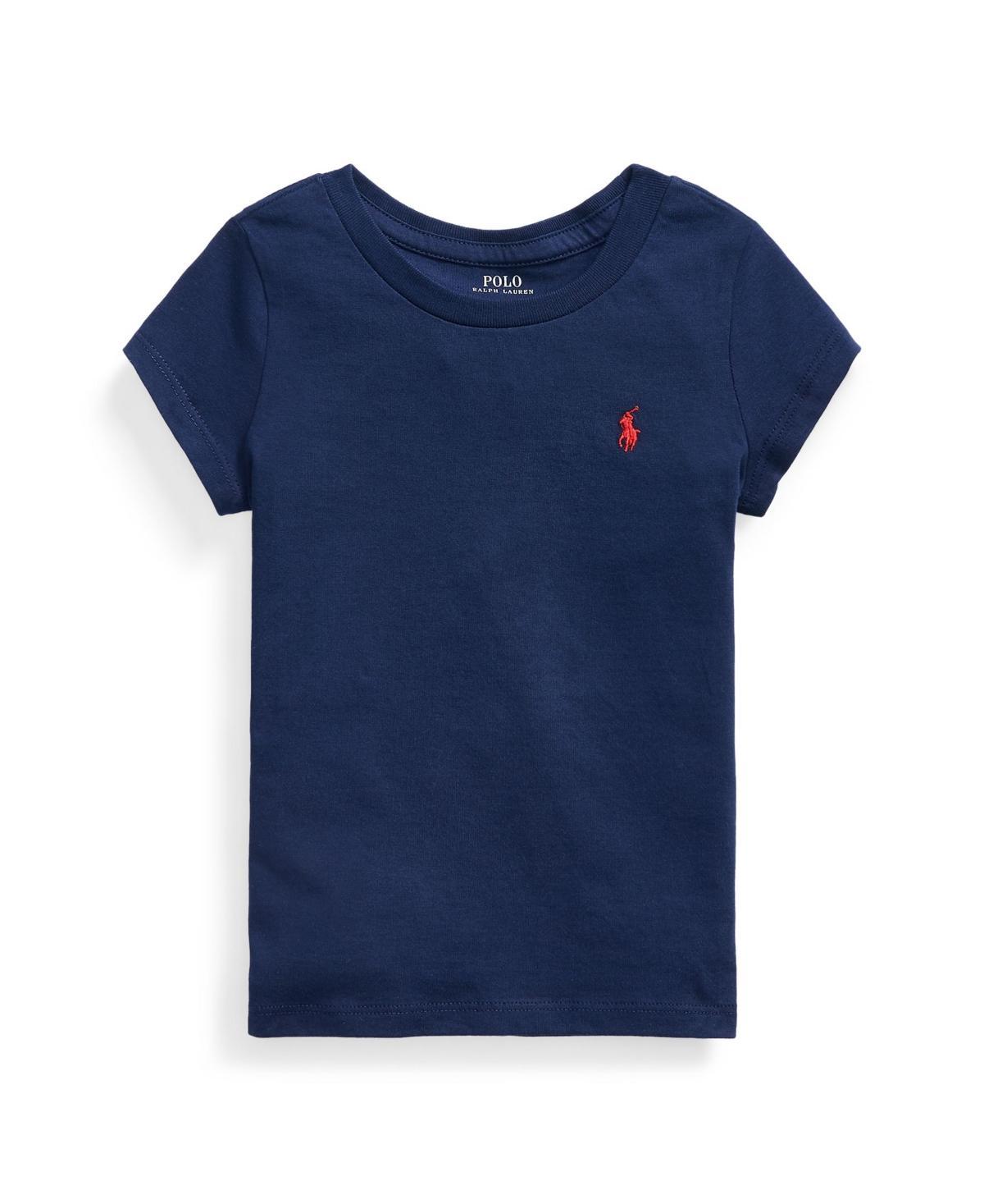 Girls Logo Embroidered T-Shirt, Size 2-6X Product Image