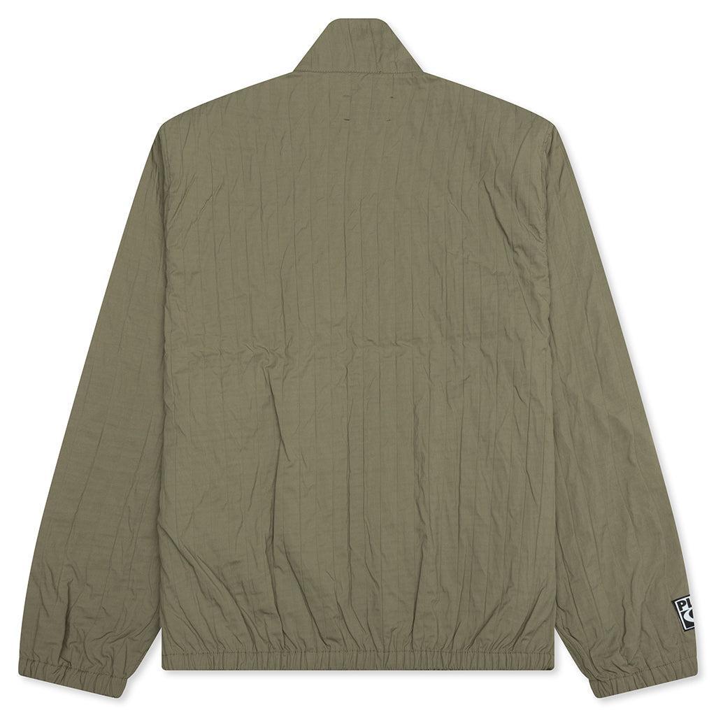 Rescue Pleated Track Jacket - Olive Male Product Image