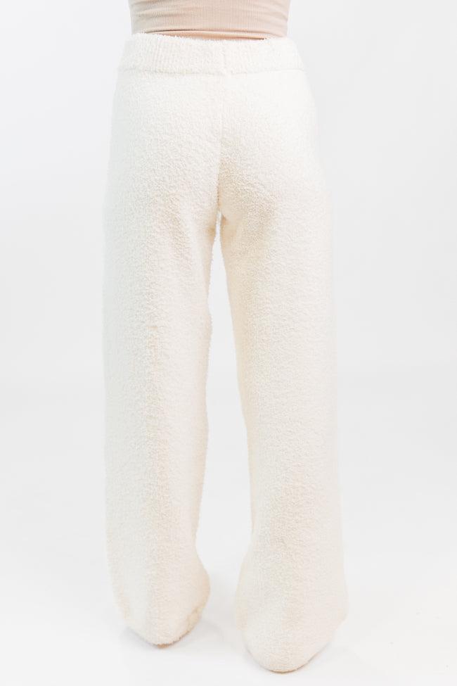 Dawn Ivory Fuzzy Lounge Pants FINAL SALE Product Image