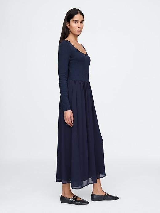 Mixed Media Maxi Dress Product Image