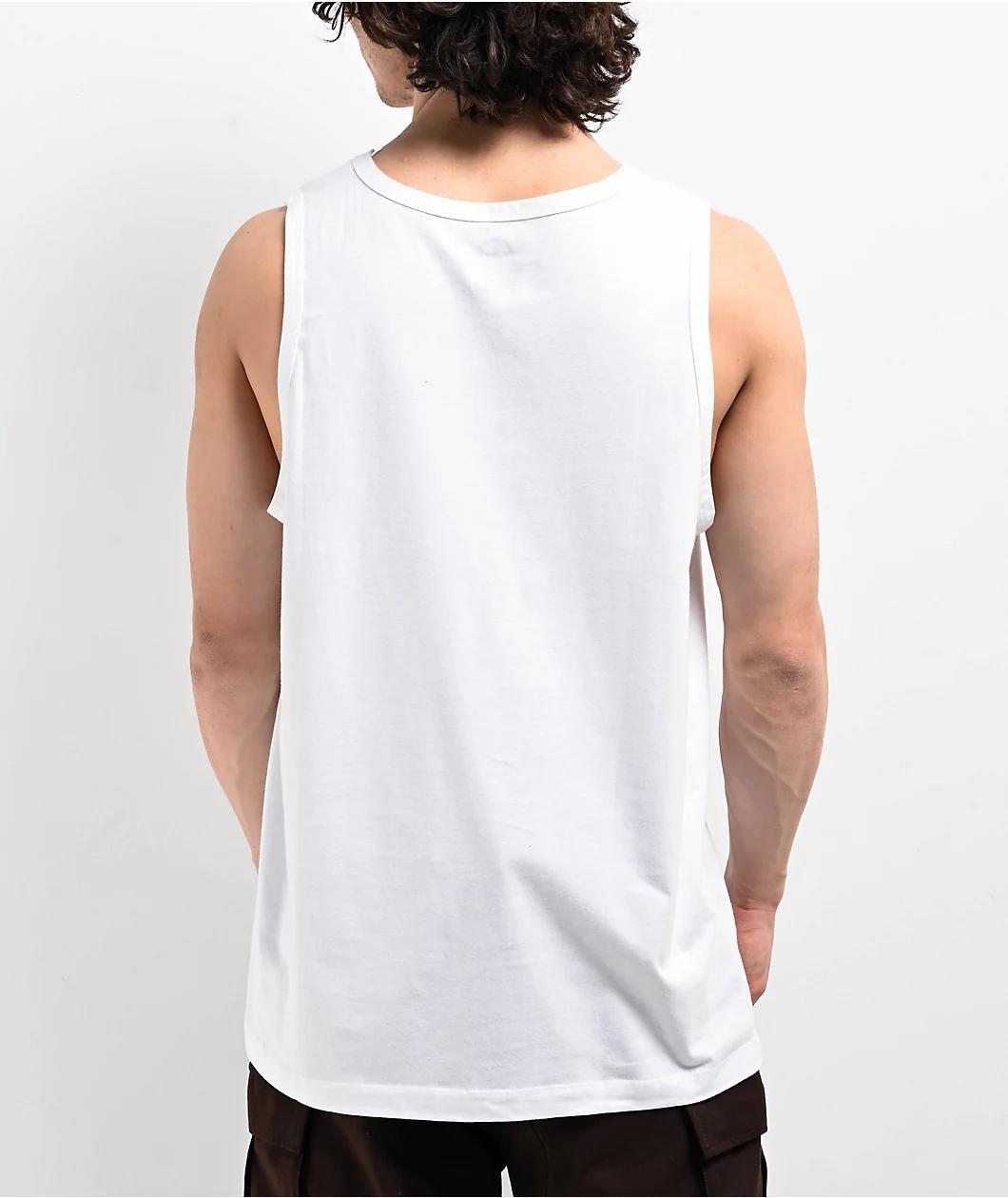 Nike Sportswear Club White Tank Top Product Image