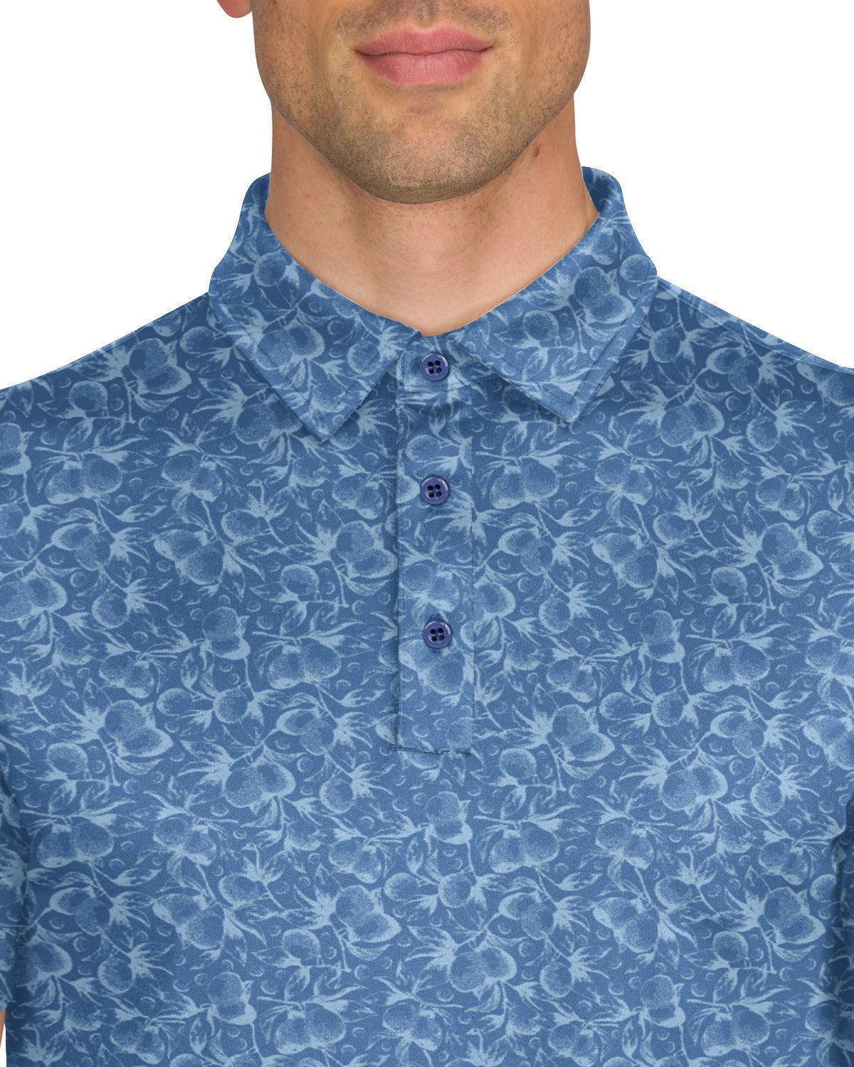 Three Sixty Six Men’s Print Golf Polos Product Image
