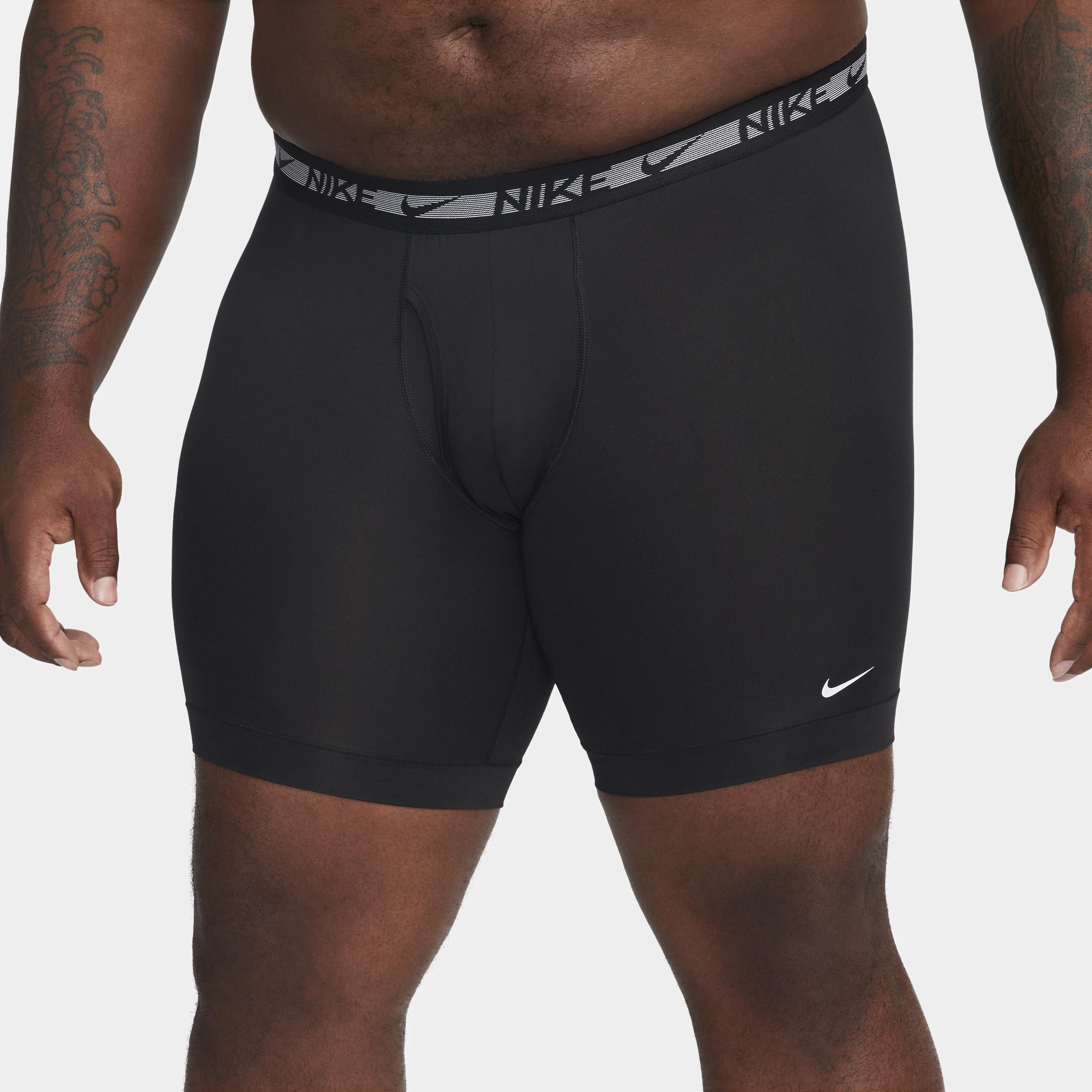 Nike Mens Dri-FIT Ultra Stretch Micro Long Boxer Brief (3-Pack) Product Image