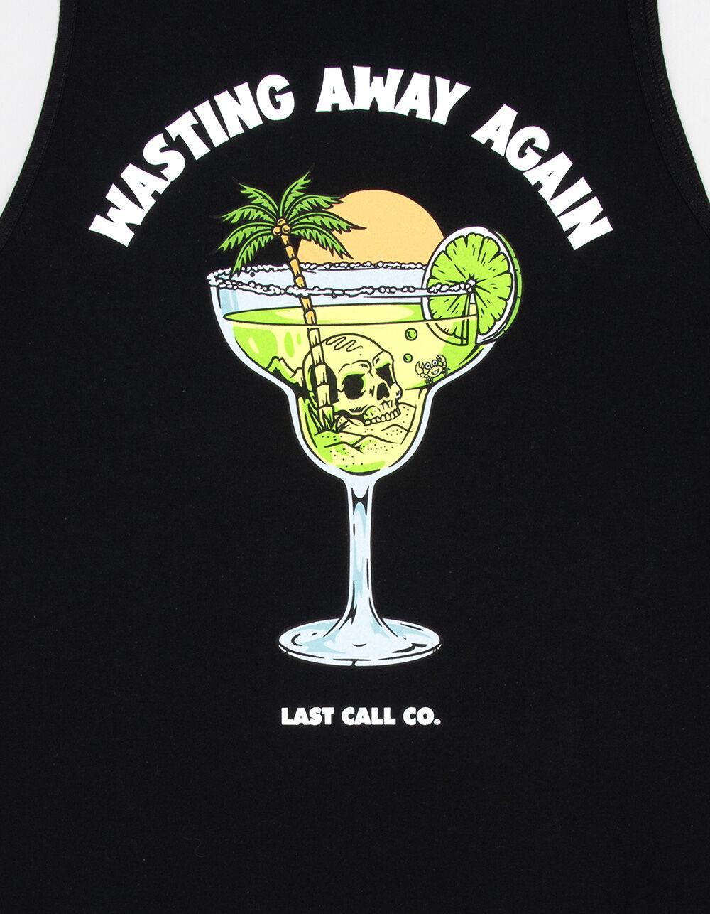 LAST CALL CO. Wasting Away Mens Tank Top - BLACK Product Image