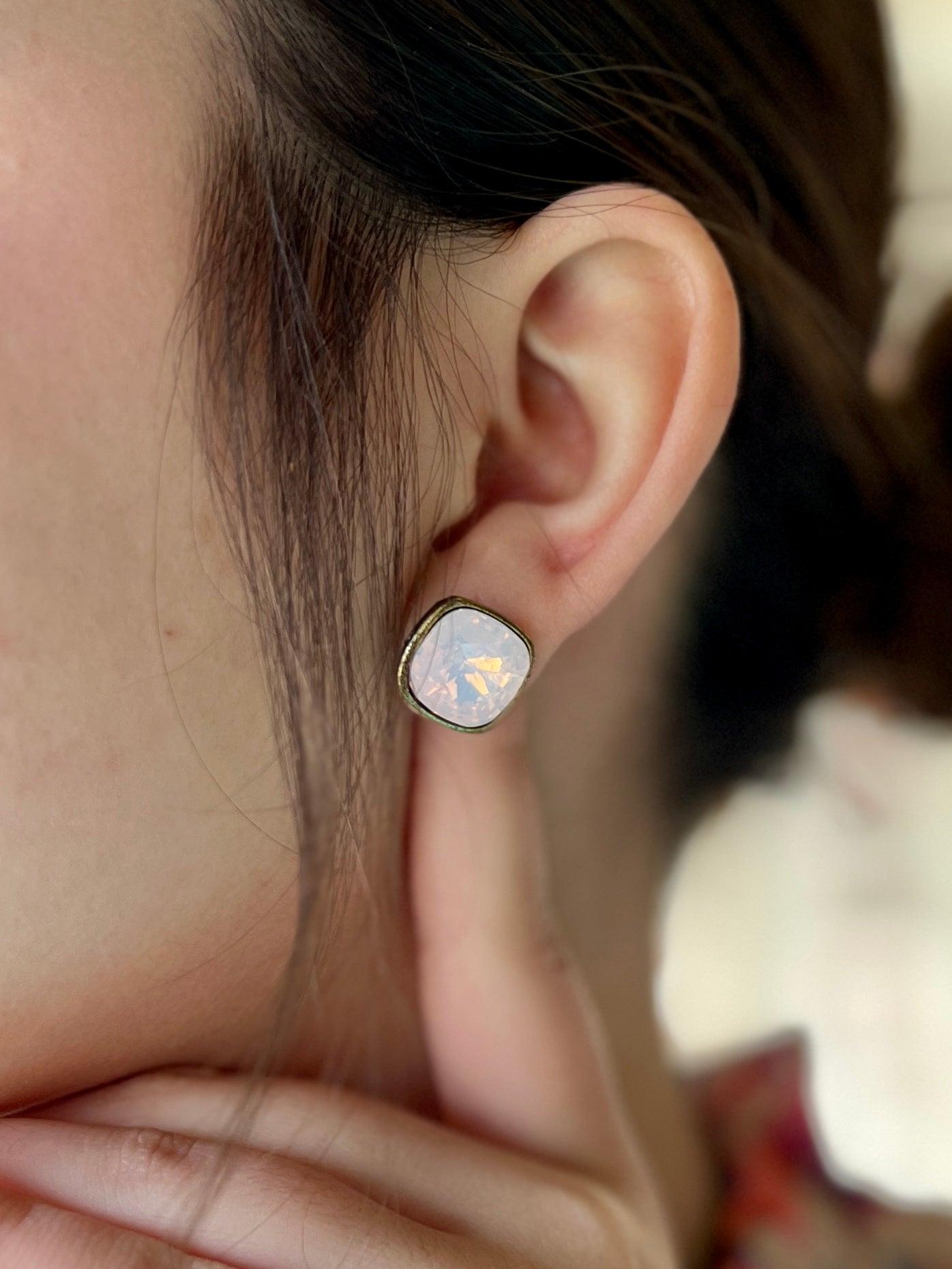 Panache Pink Stud Earrings Product Image