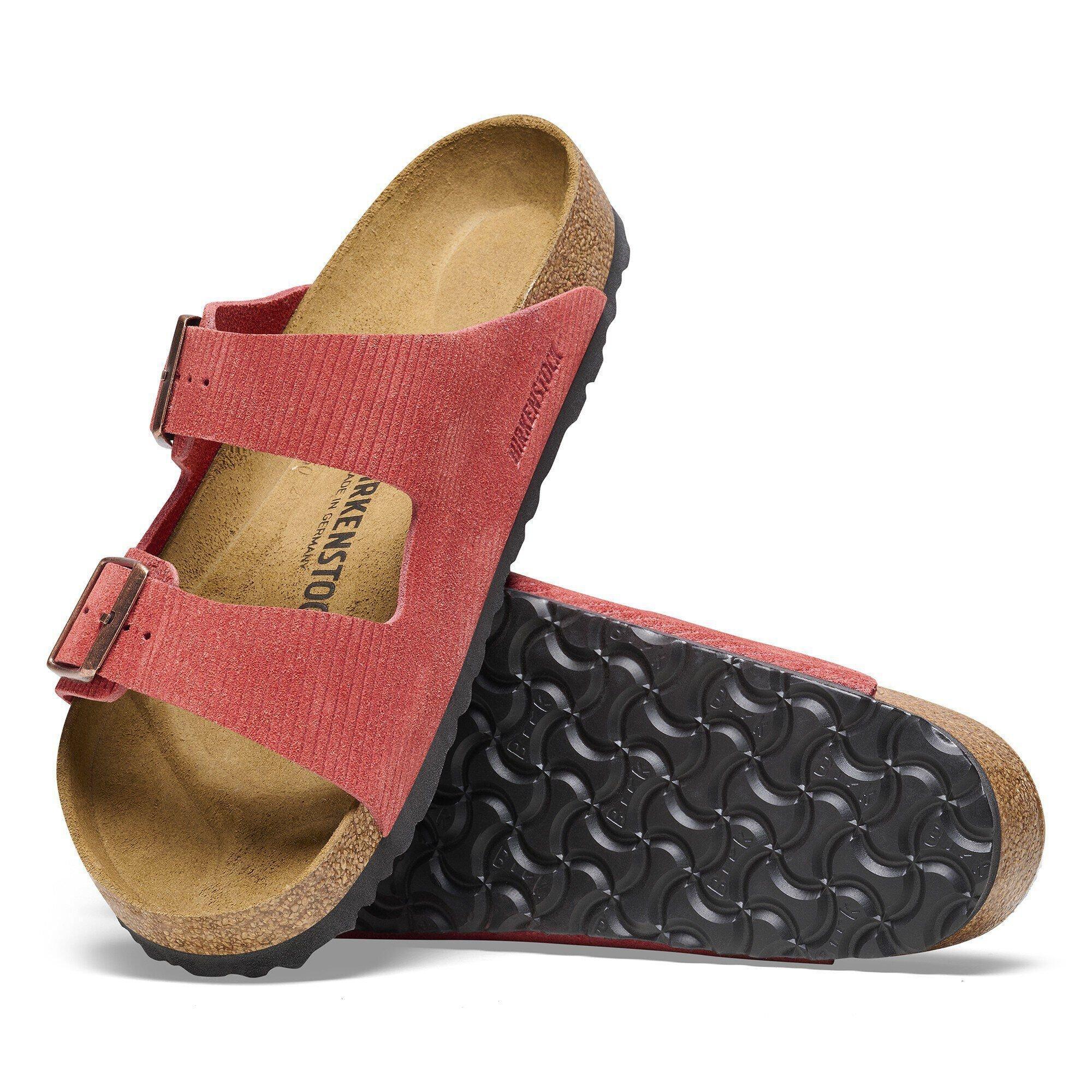 Arizona Suede Embossed Corduroy Sienna Red Product Image