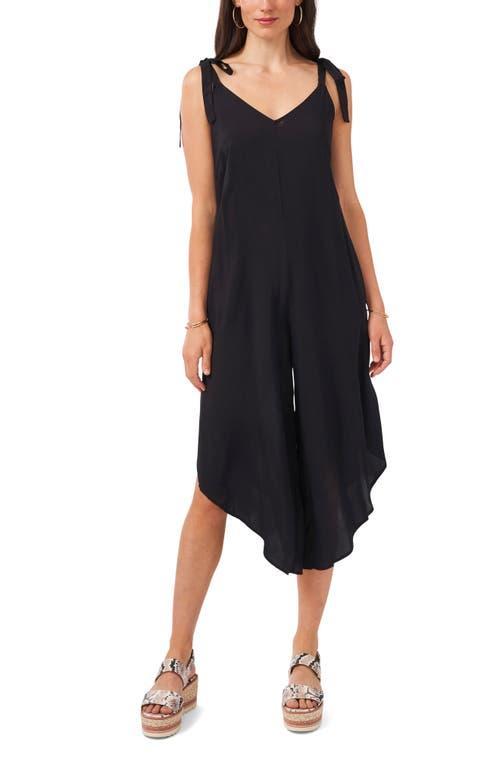 Vince Camuto Floral Tie Shoulder Jumpsuit Product Image