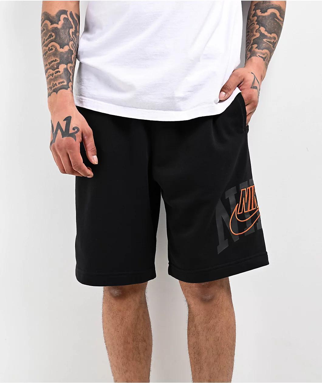 Nike Sportswear Club Arch GX Black Sweat Shorts  Product Image