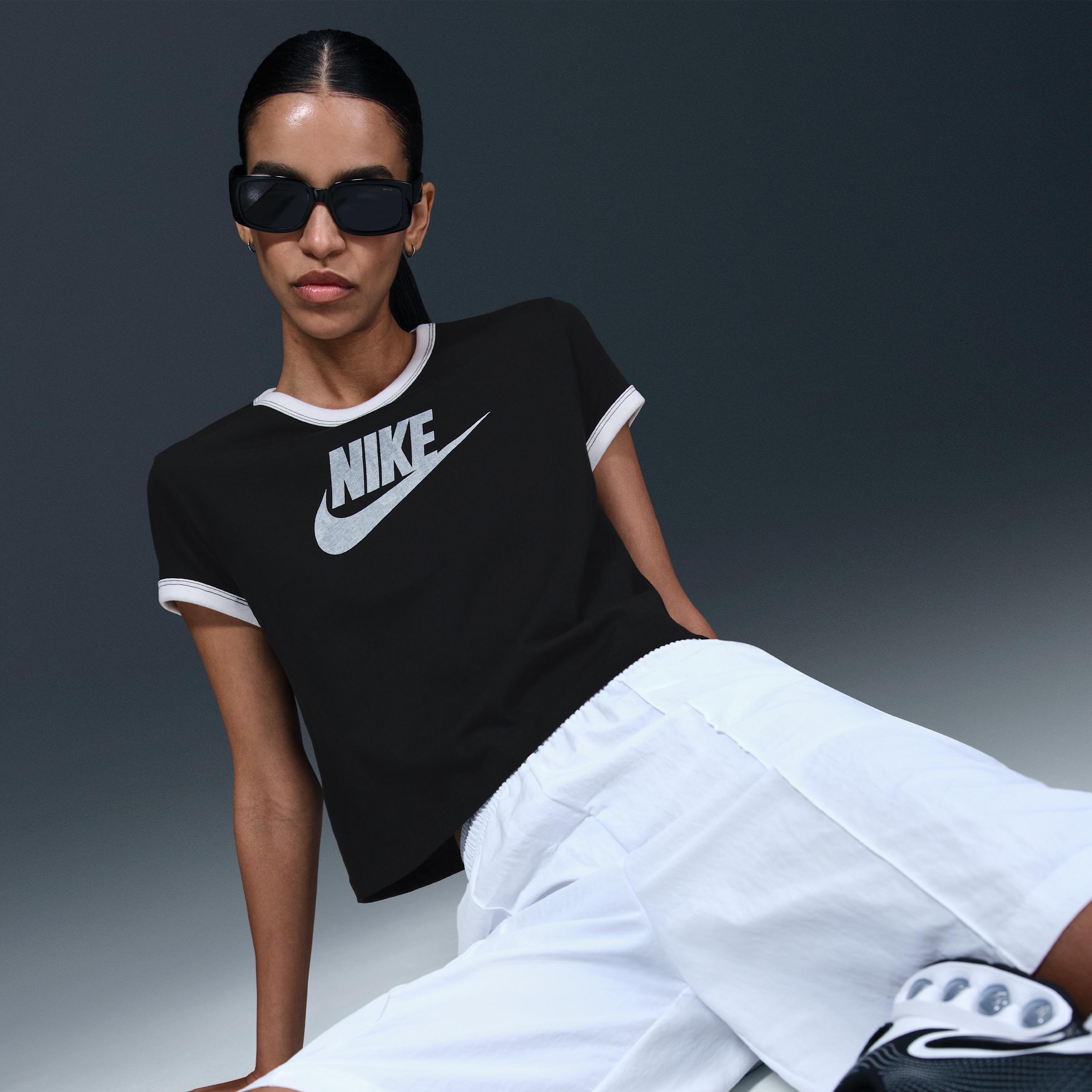 Women's Nike Sportswear Short-Sleeve Ringer T-Shirt Product Image