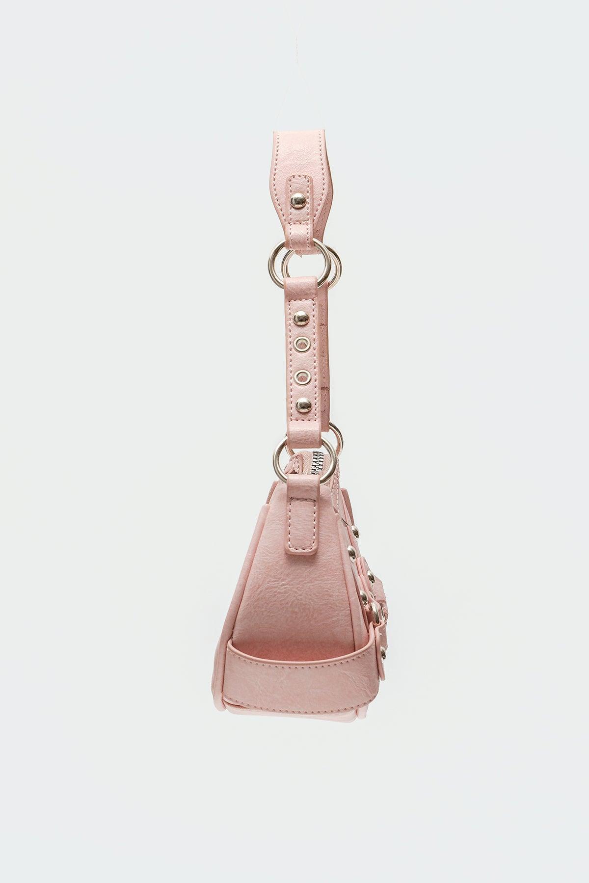Hardware Faux Leather Bag Product Image
