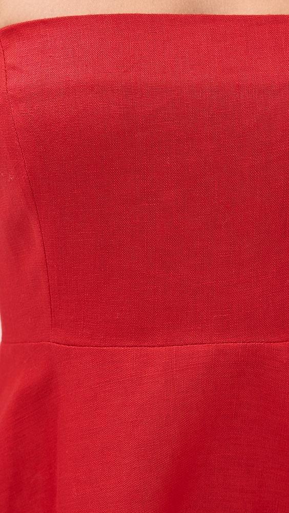 Reformation Monette Linen Dress | Shopbop Product Image