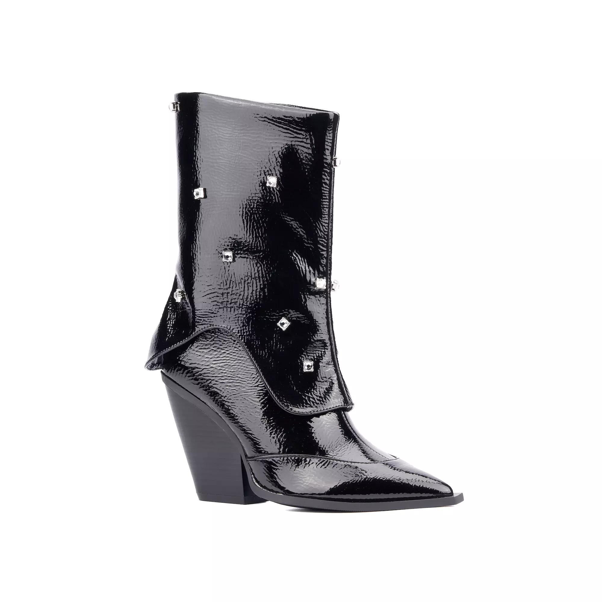 Olivia Miller Women's Bling Western Boots, Size: 7, Black Product Image