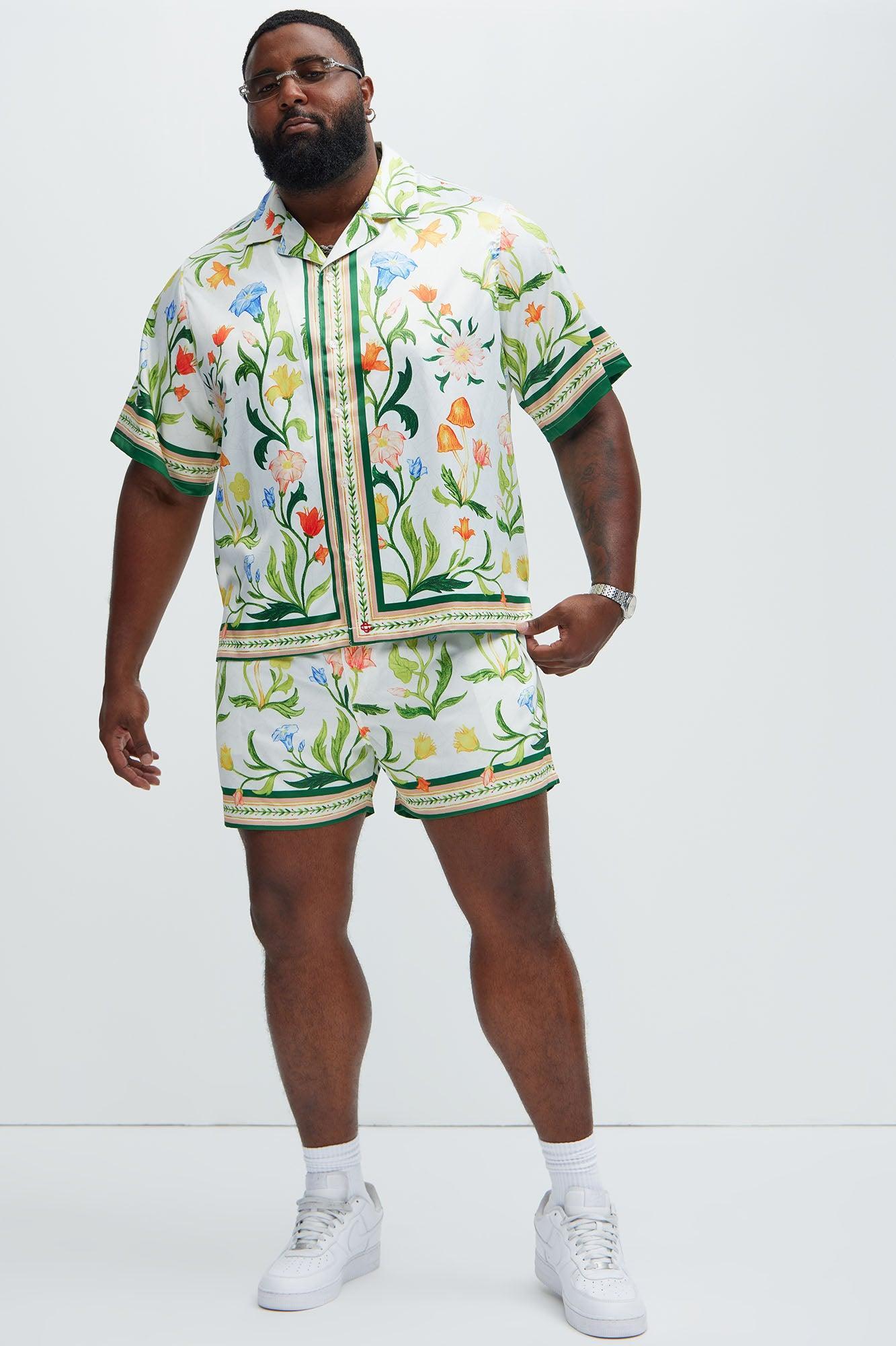 Deer Creek Swim Short Trunk - White/combo Product Image