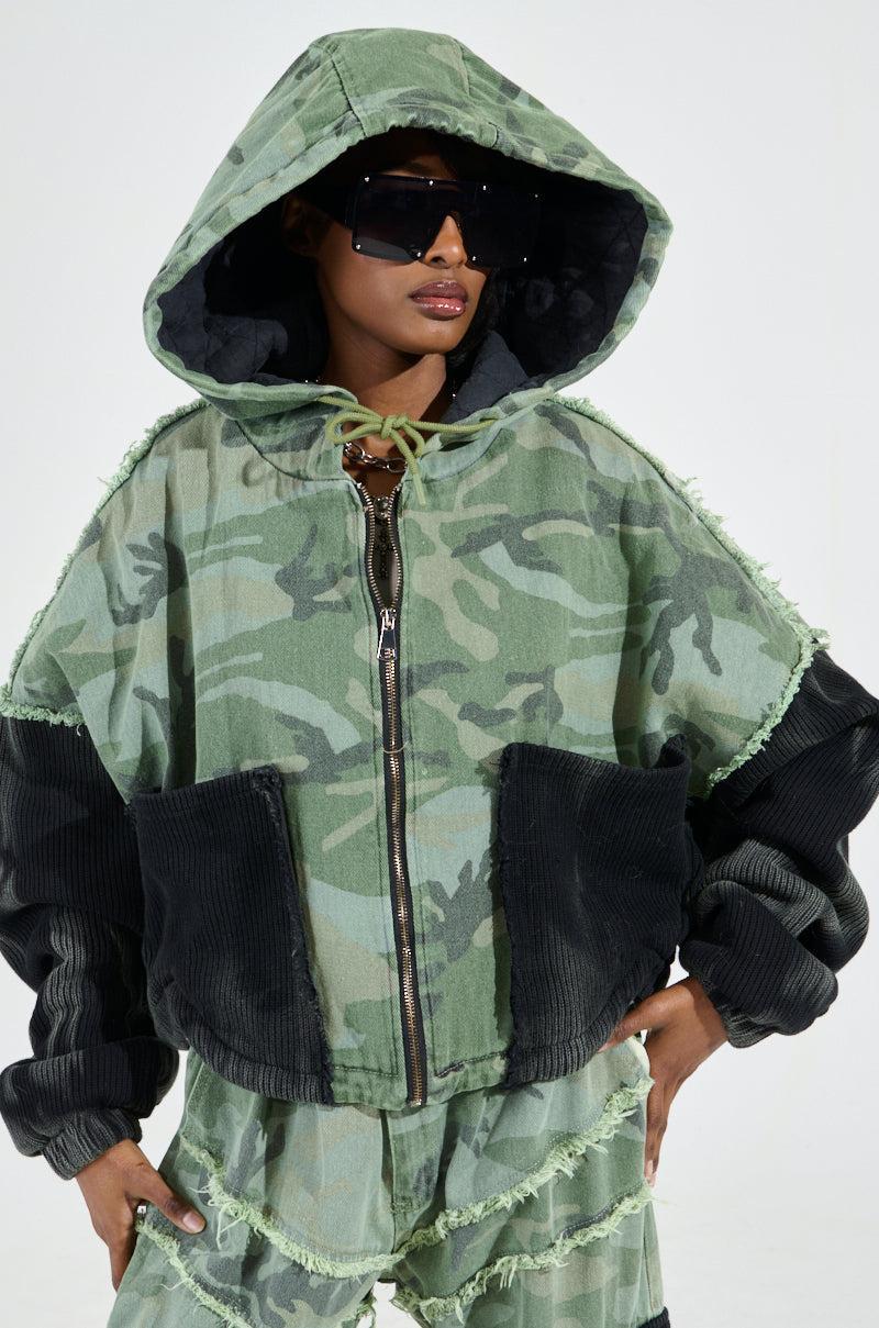 CADET MIXED MEDIA BOMBER Product Image