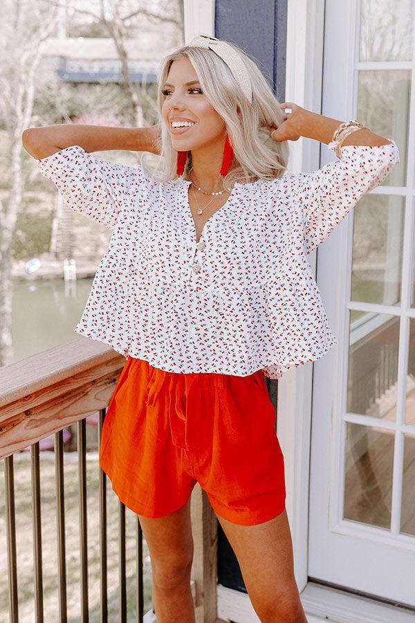 Sweet Like Cherries Crop Top Product Image