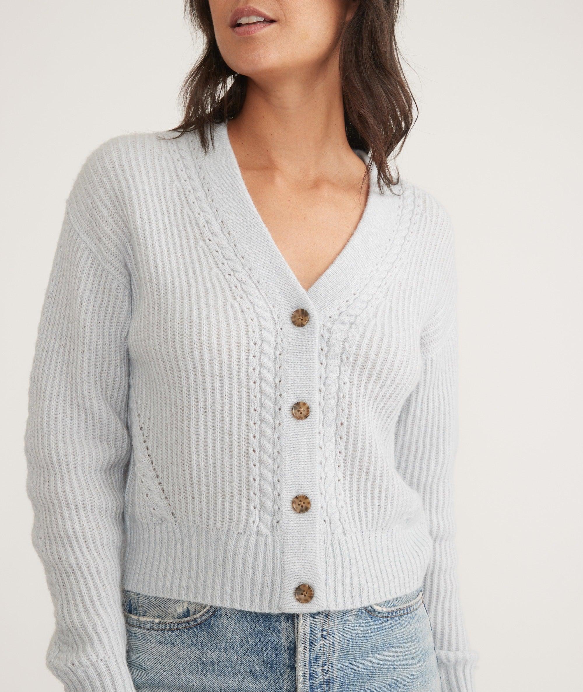 Robin Dream Yarn Crop Cardigan Product Image