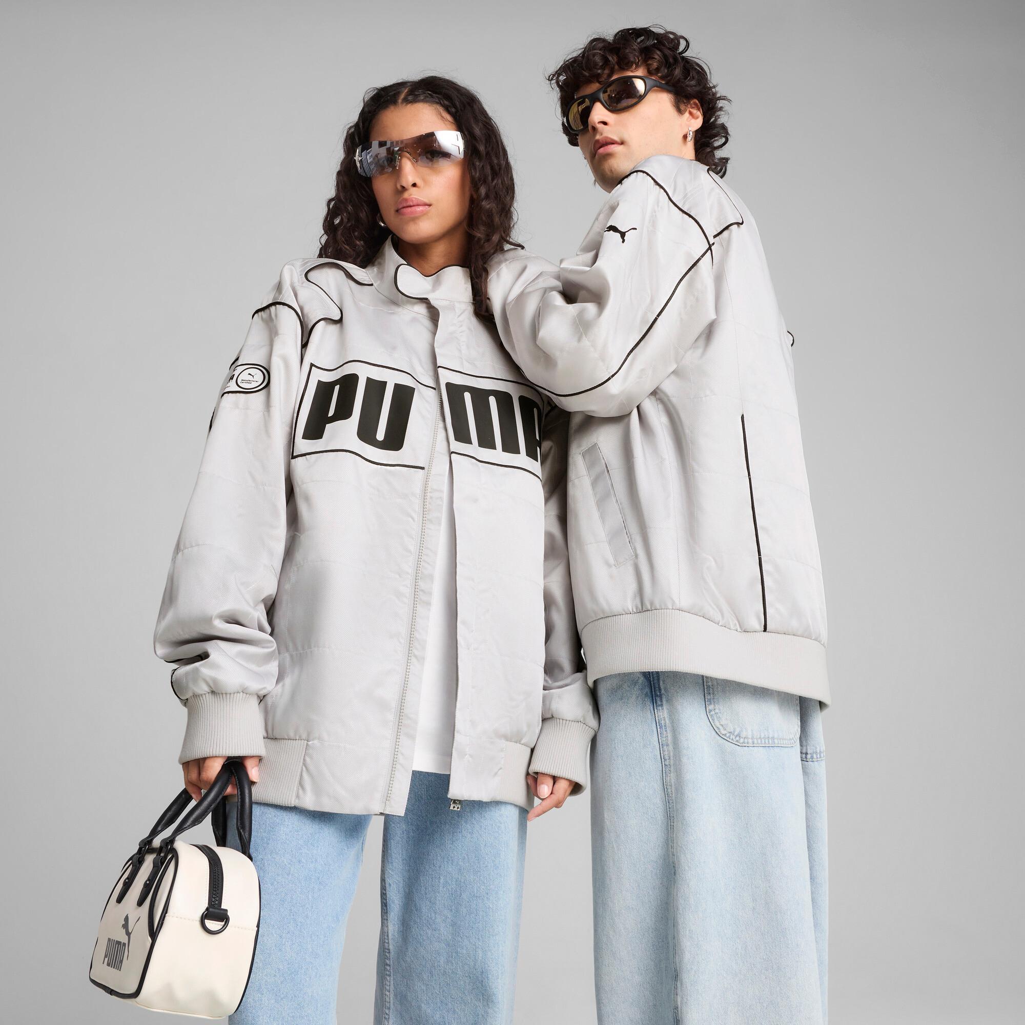 PUMA Class Men's Striped Crew Sweatshirt Product Image
