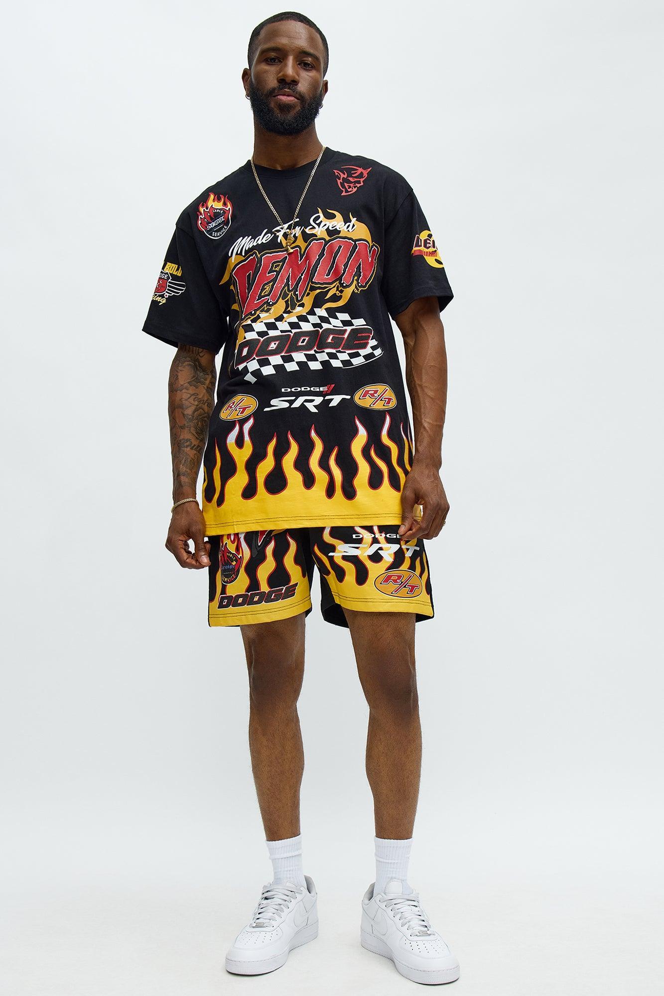 Dodge Demon Racing Team Short Sleeve Tee - Black Product Image
