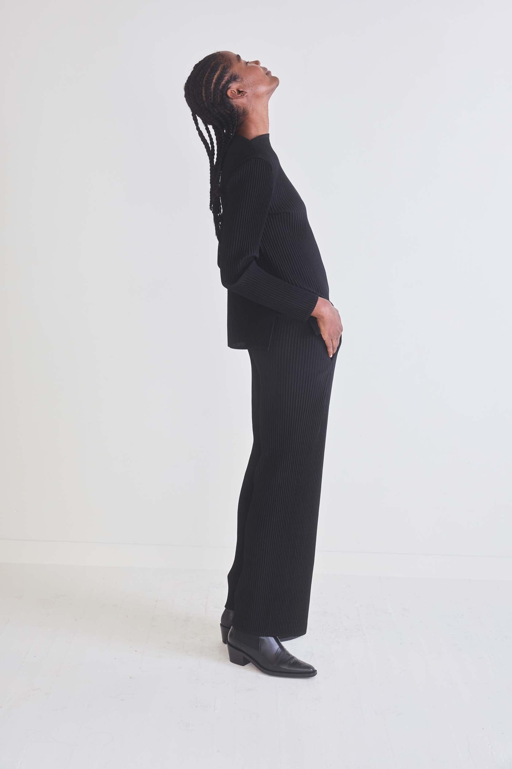 Masterful Plissé Pleated Pants Product Image