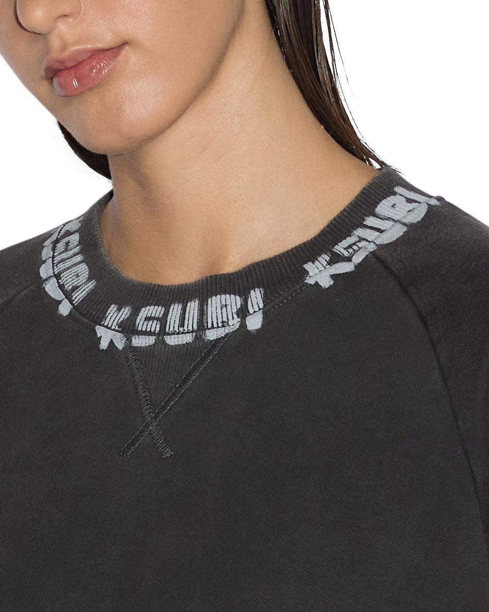 SCRAWL ORIGIN CREW WASHED BLACK Female Product Image
