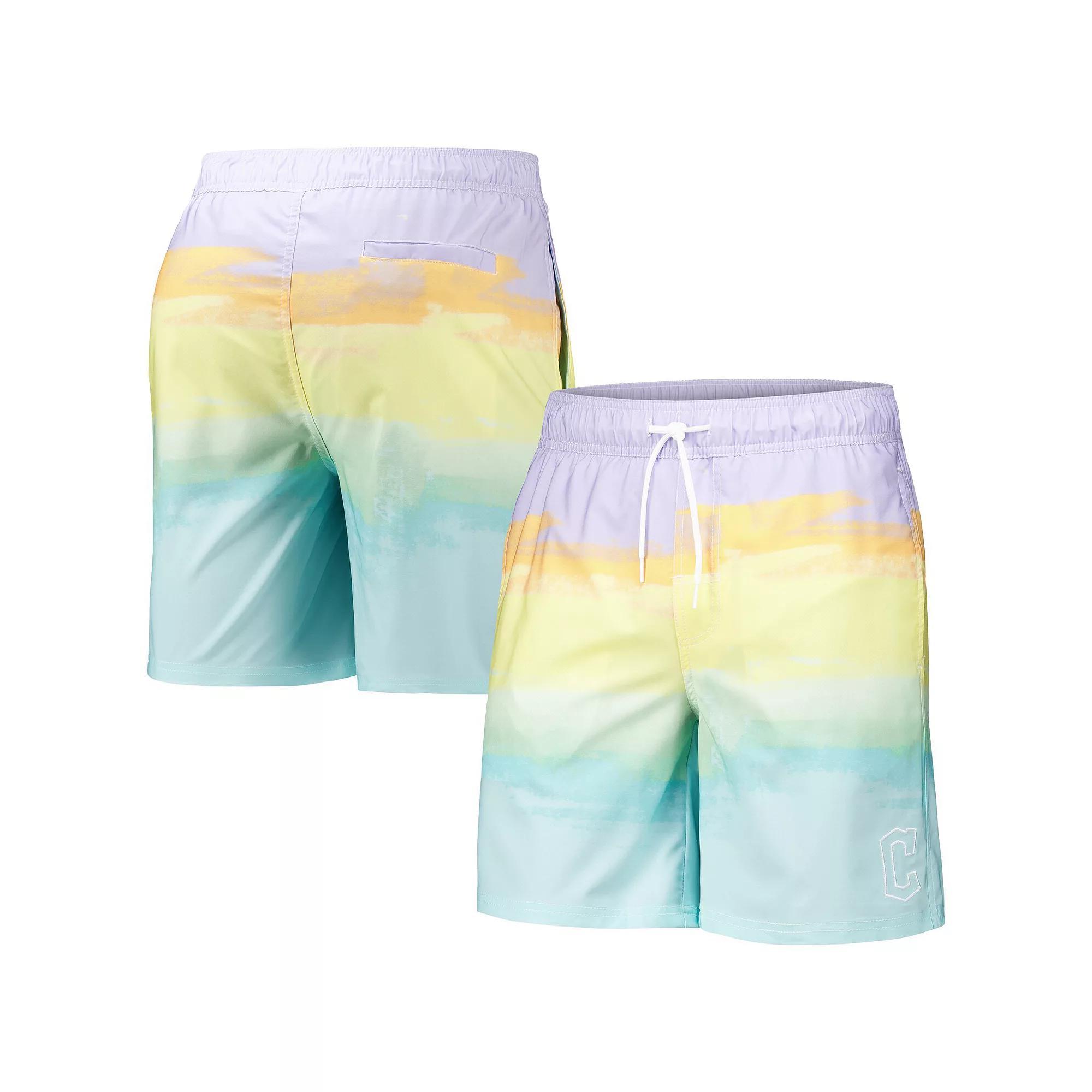 Men's G-III Sports by Carl Banks Cleveland Guardians Perfect Game Volley Board Shorts, Size: Small, Grd Team Product Image