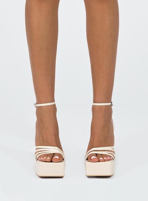 La Belle Heels Bone Product Image