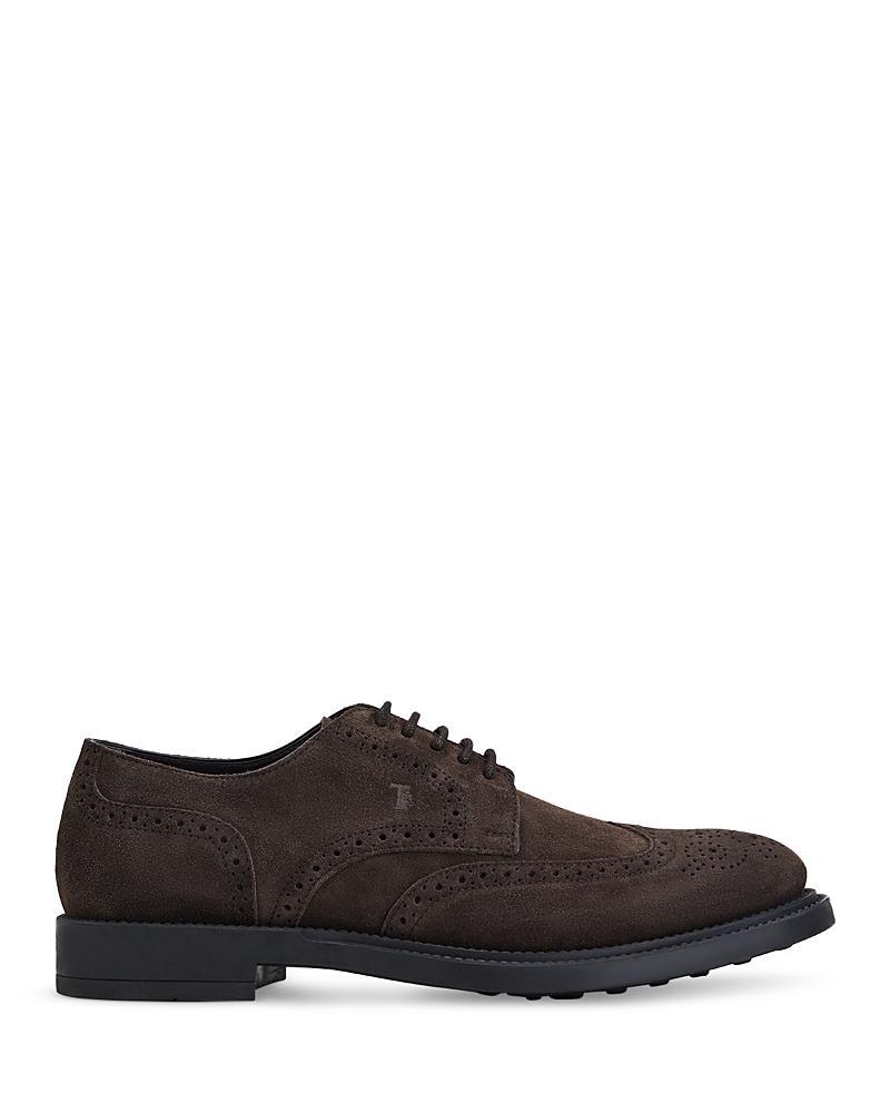 Mens Perforated Suede Derbys Product Image