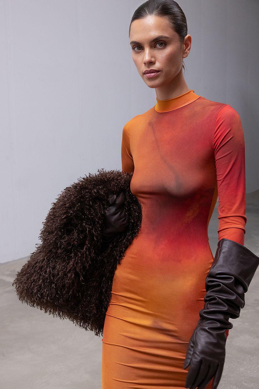 High Neck Maxi Dress Product Image