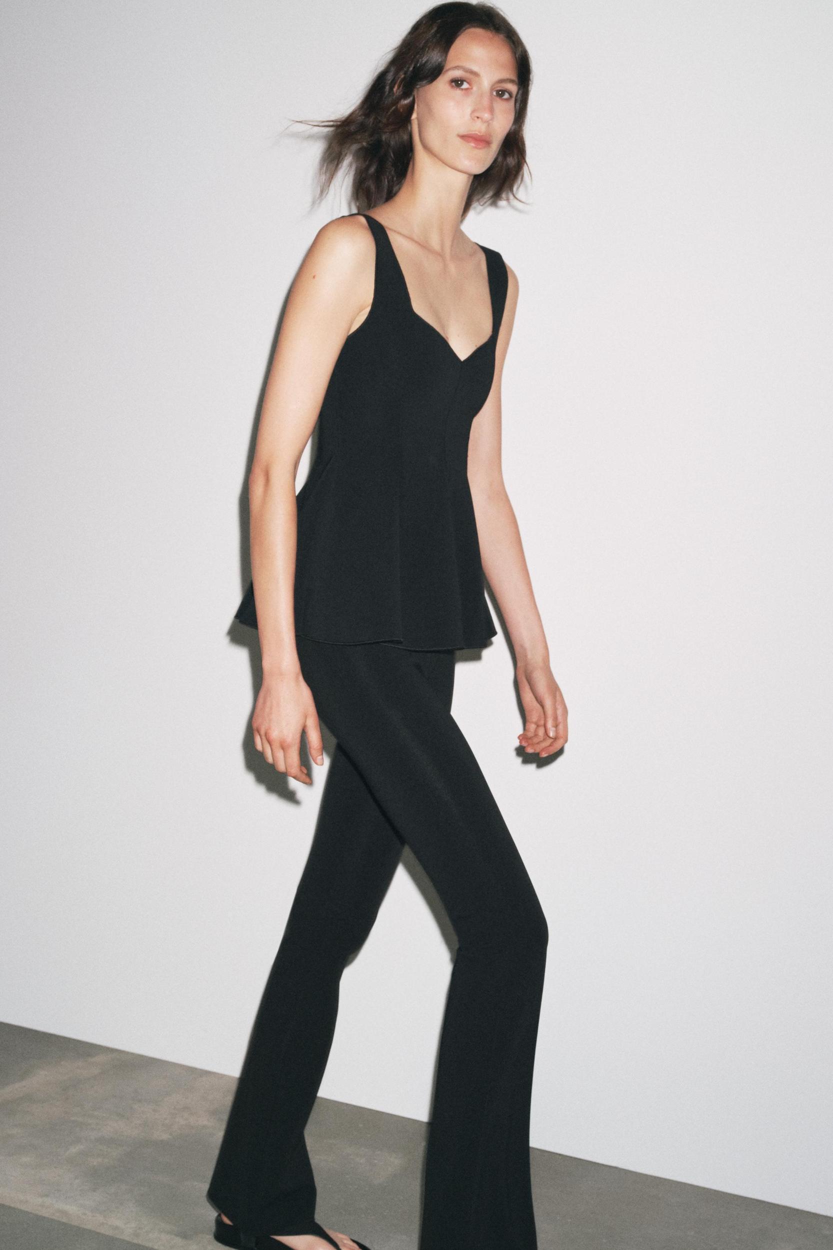 PEPLUM STRETCH TOP Product Image