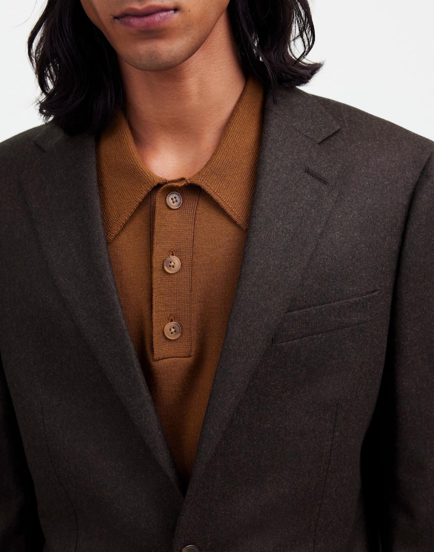 The Roebling Two-Button Blazer in Italian Fabric Product Image