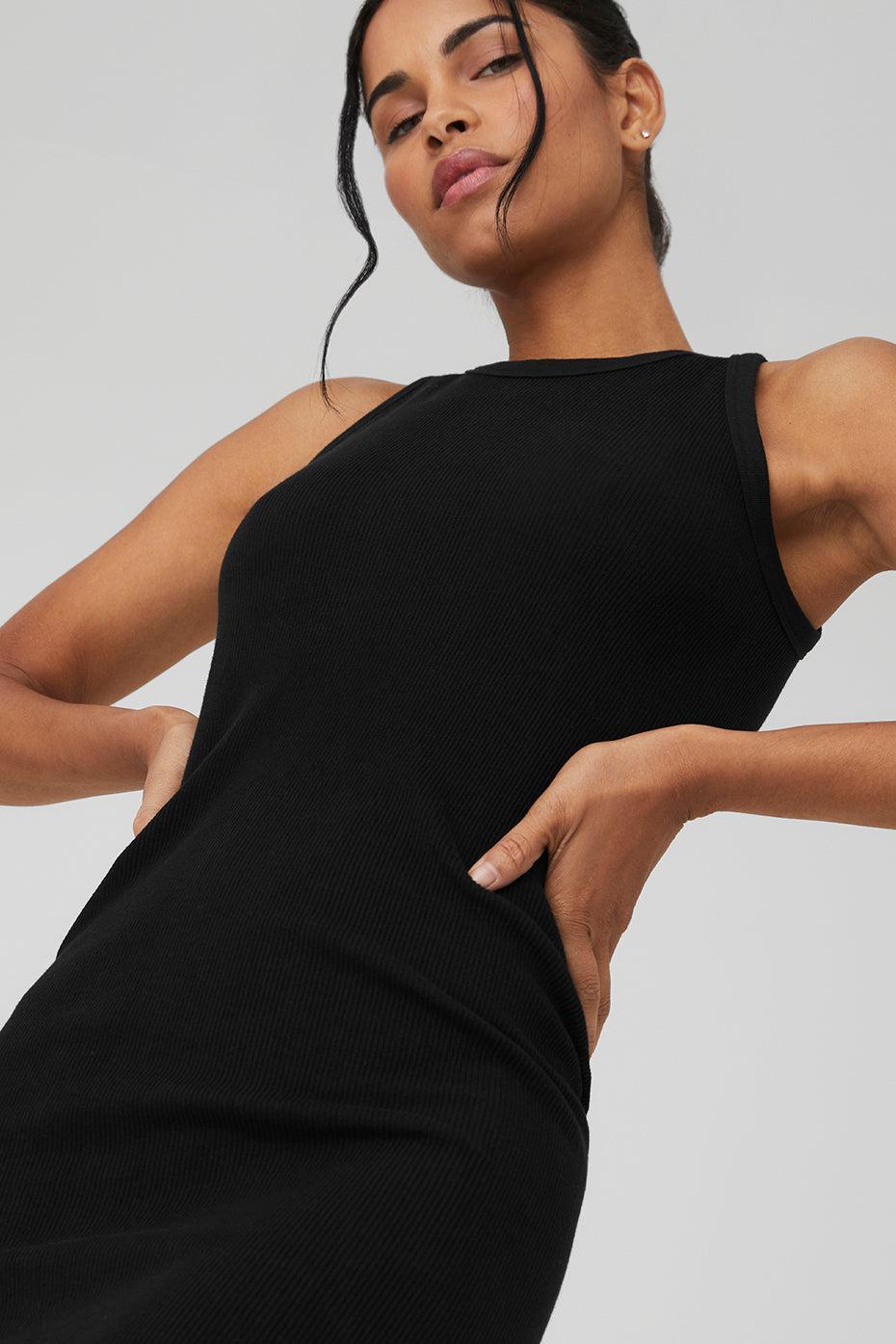 Alo Yoga | Seamless Ribbed Warm Nights Dress Product Image