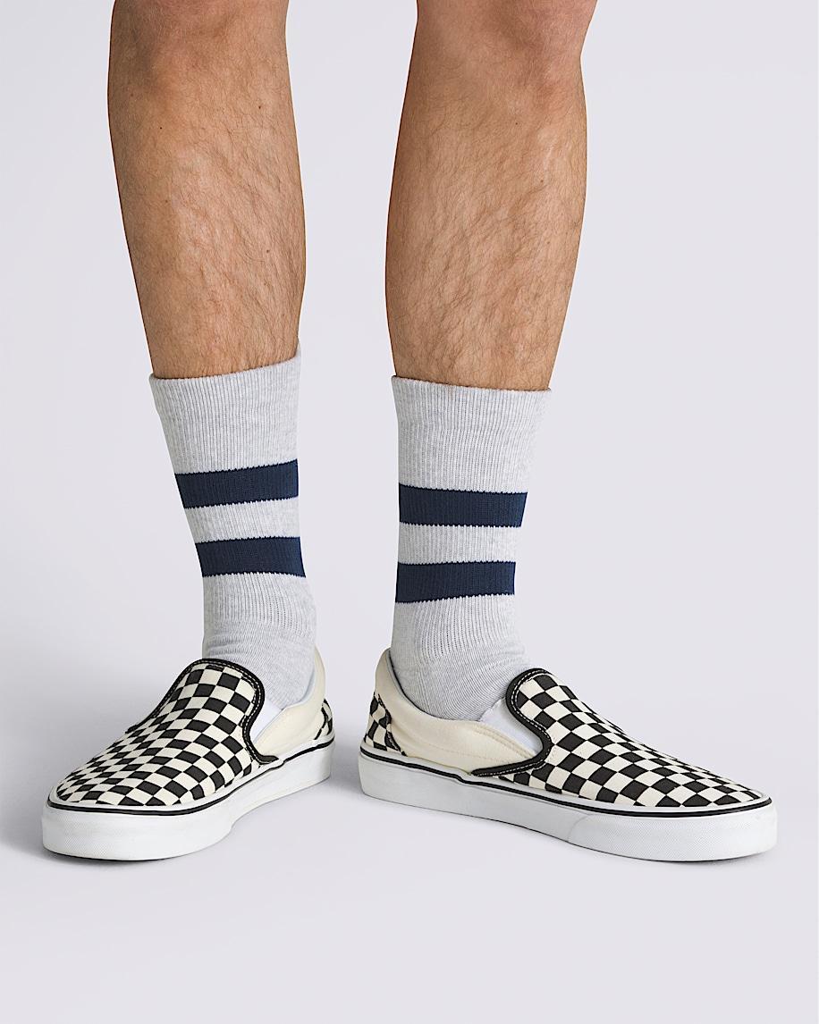 Vans Original Crew Socks in Heather Grey / Dress Blues| Vans US Product Image