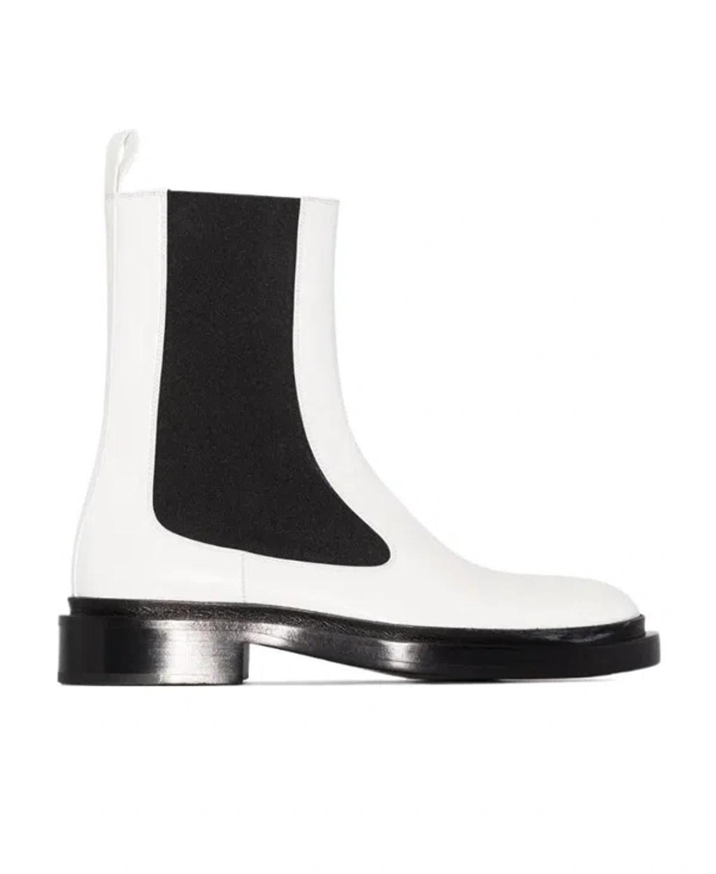 JIL SANDER Leather Chelsea Boots In Black Product Image